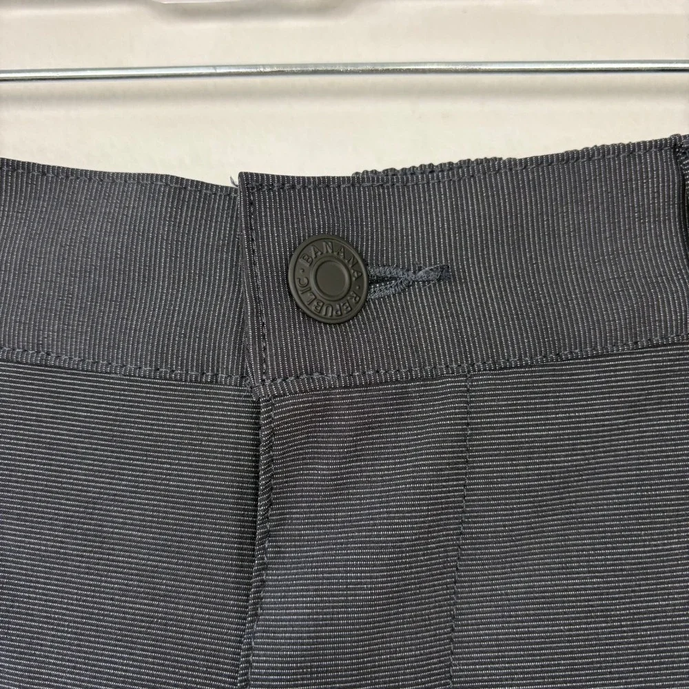 Banana Republic‎ Flat Front Short Striped Stretch Comfort Chino Golf Size 30